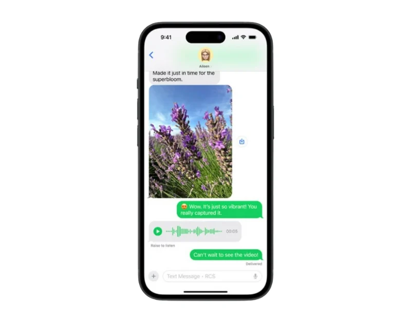 support for rcs messages on imessage