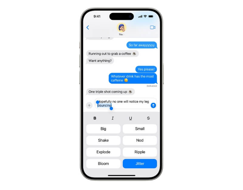 text animations on imessage