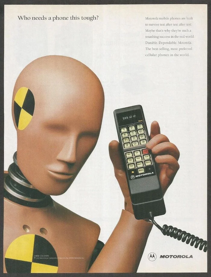 who needs a phone this tough moto ad