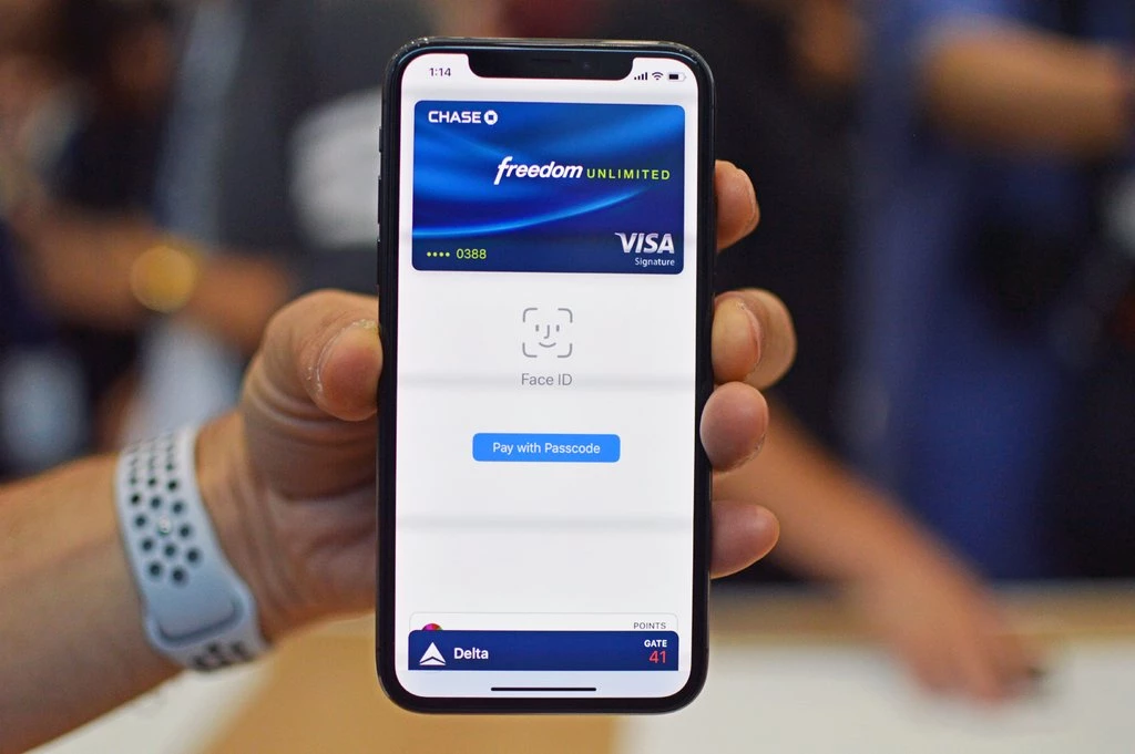 comprar coisas com apple pay face id