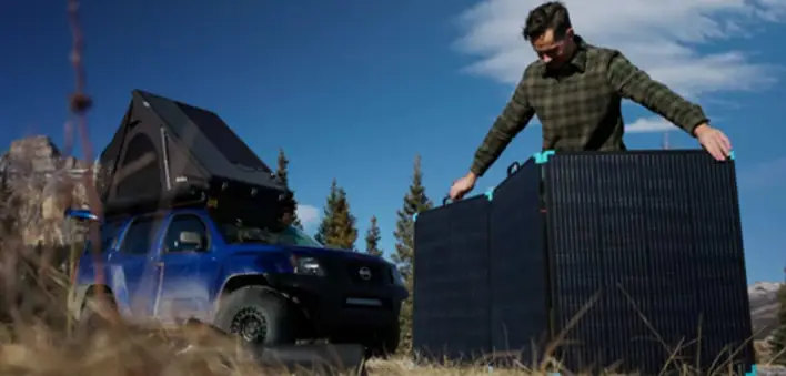 Compatibilidade de painéis solares com dispositivos de camping