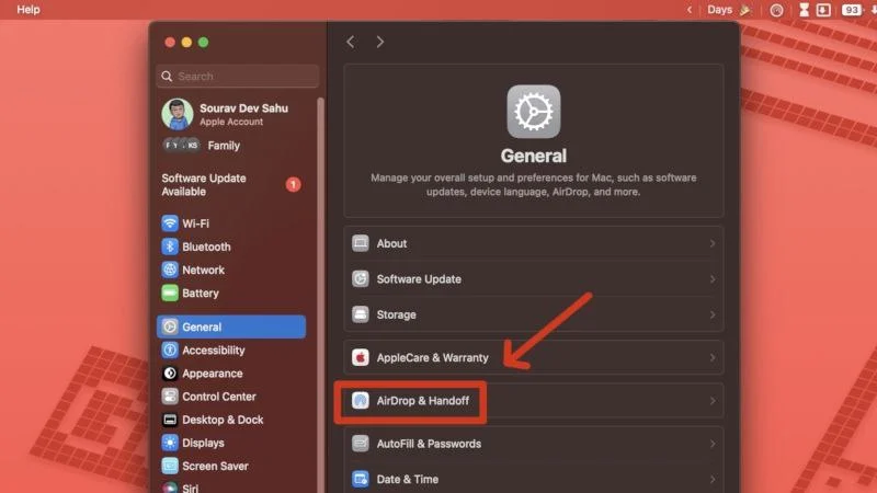 airdrop settings in macos