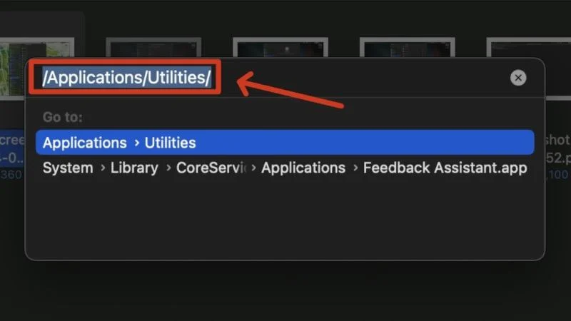 utilities folder in macos