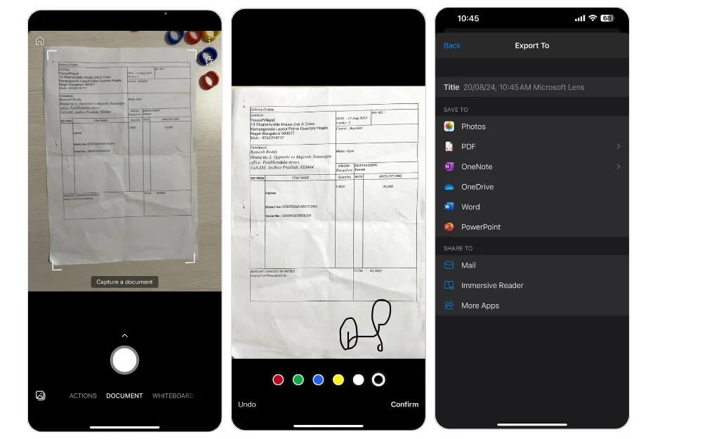 microsoft lens scanner app for iphone