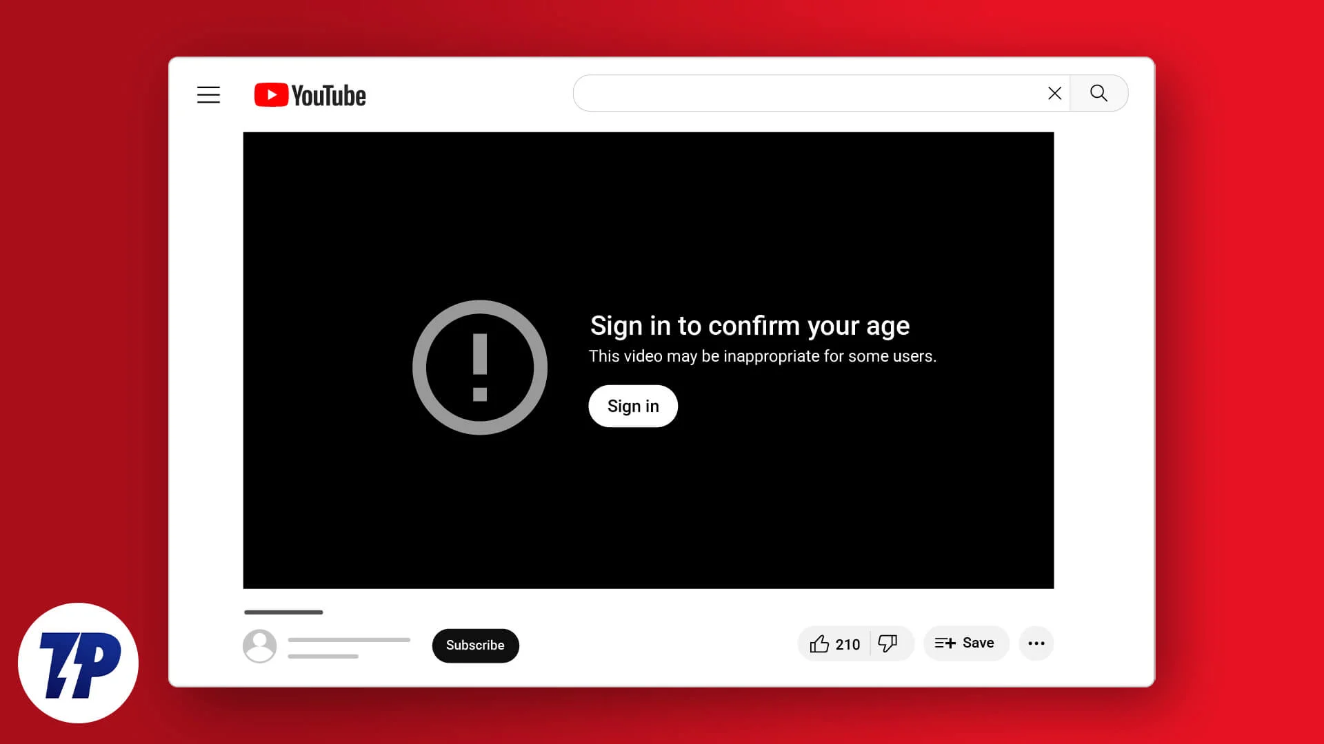 how to bypass age restriction on youtube