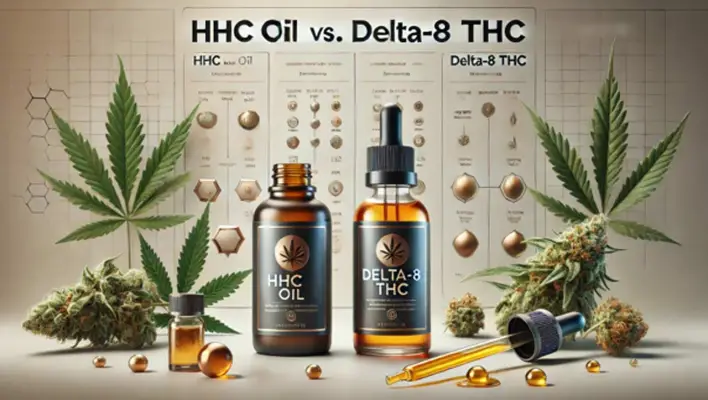 زيت HHC مقابل Delta-8 THC أيهما يجب أن تختار