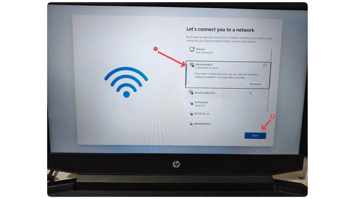 connect wifi to your device