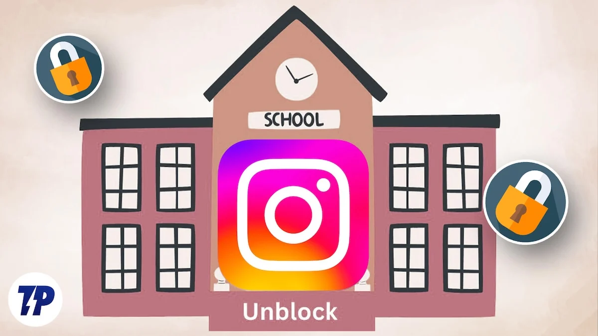 how to unblock instagram at school