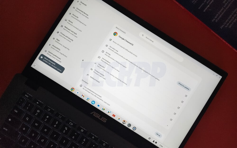 asus chromebook plus cx34 chromeos updates