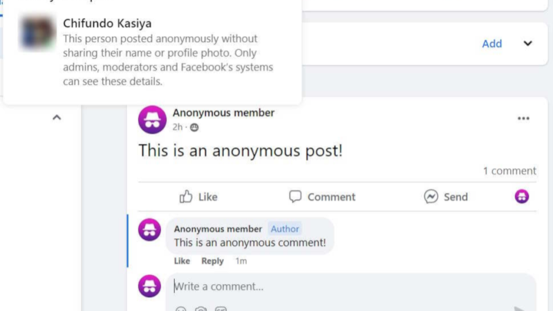 anonymous post needs admin approval 