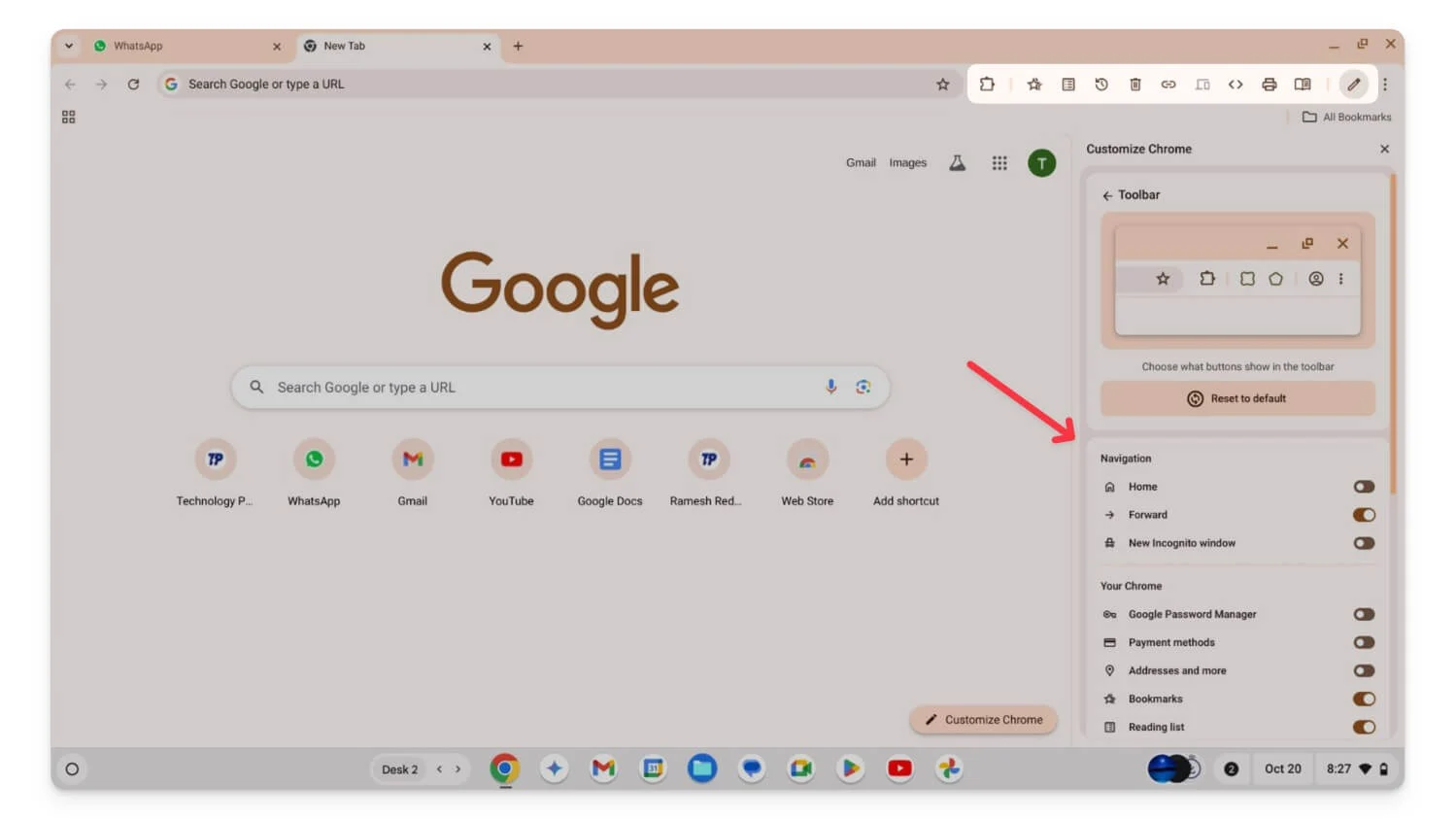 chromebook better browsing flags