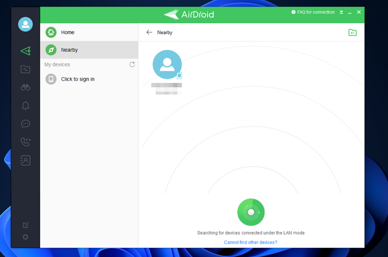 airdroid nearby share