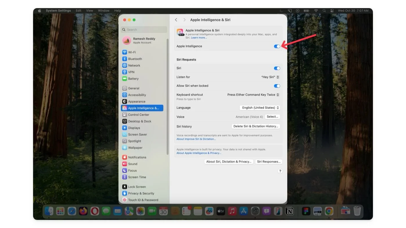 how to enable apple intelligence features for mac