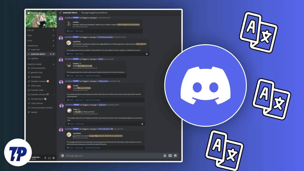 how to translate messages on discord