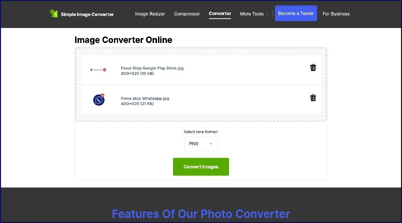 simple image convertor