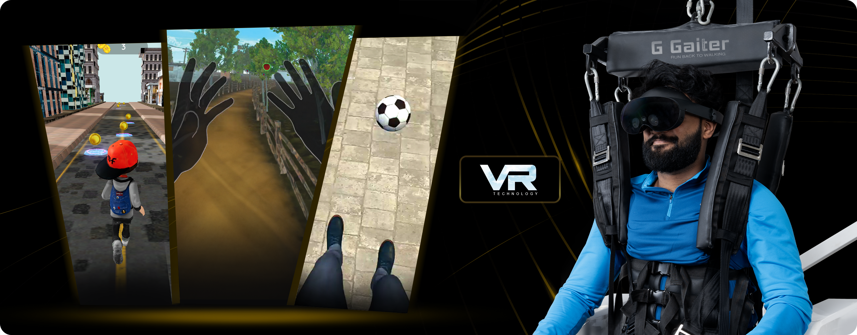 VR Technology- Games- Robotic gait training