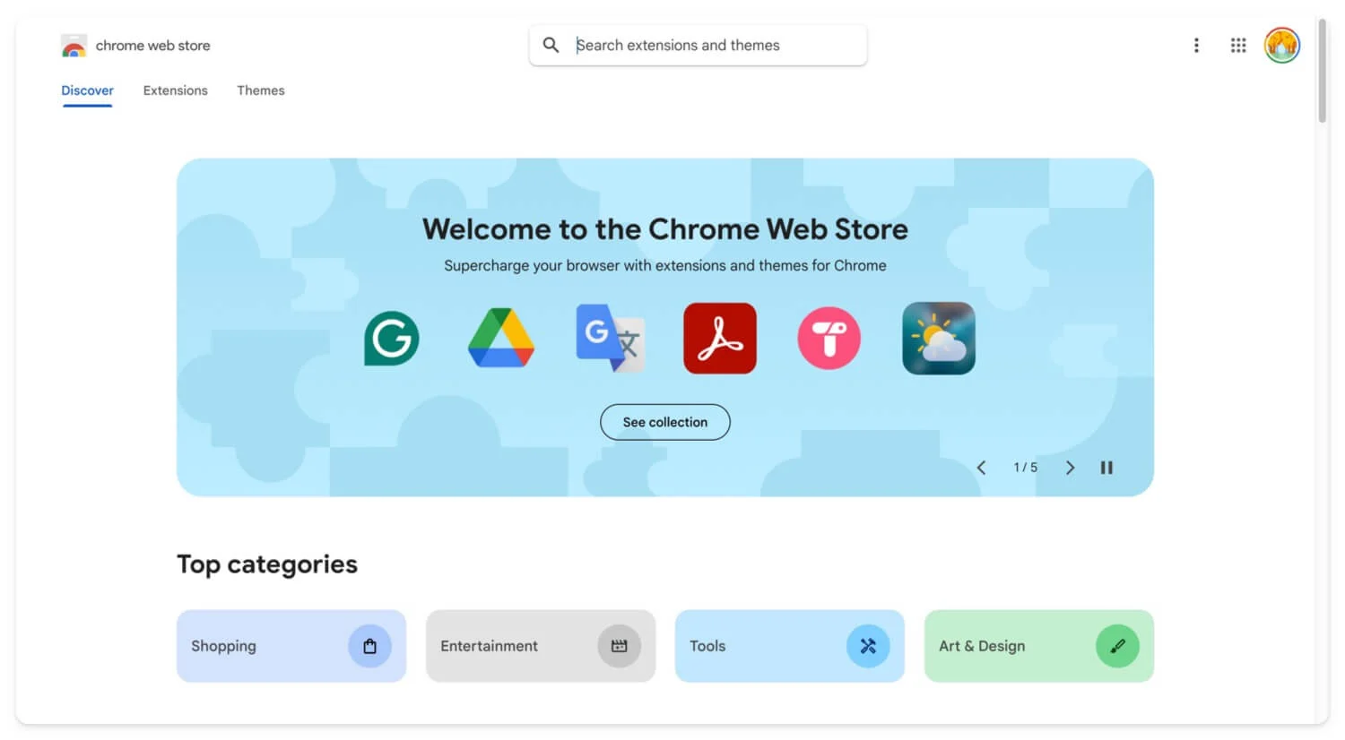 chrome webstore