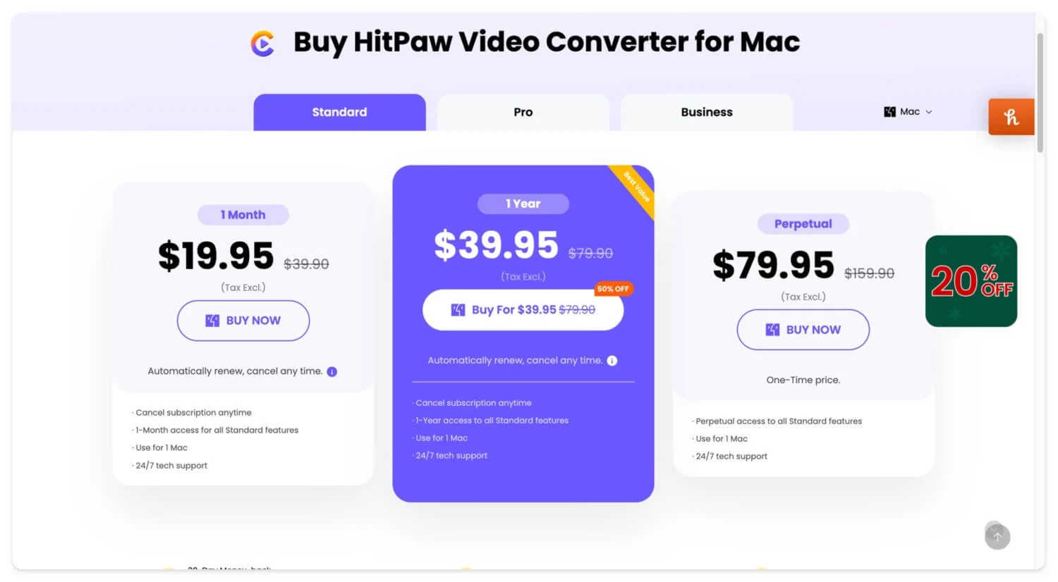 hitpaw-video-converter-standard-plans