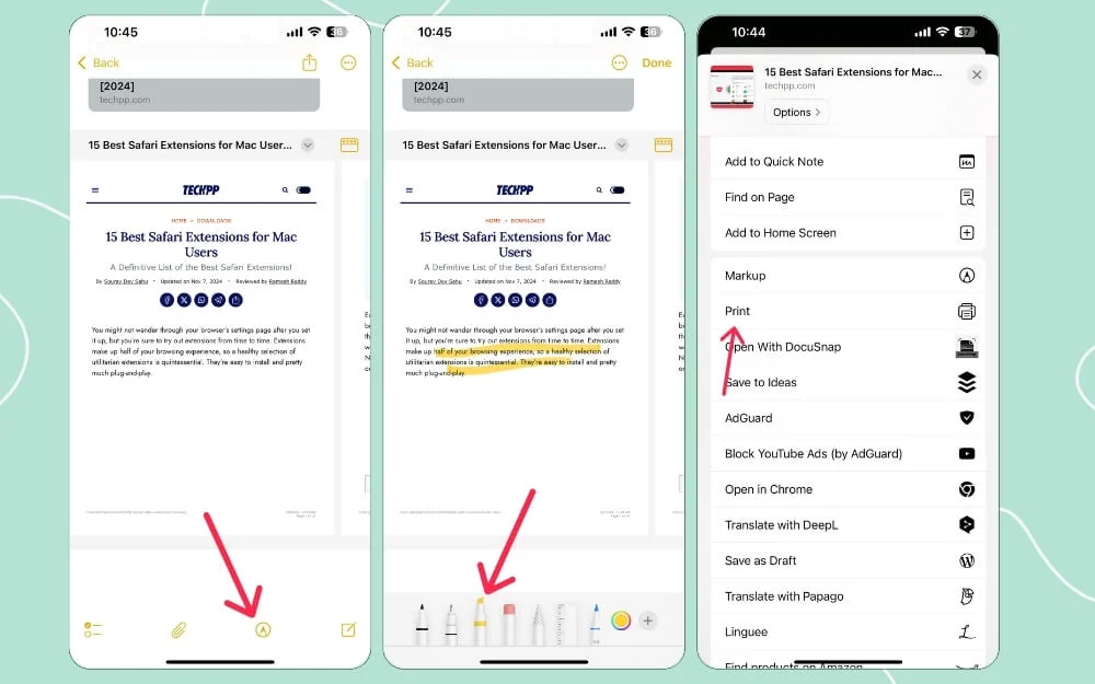 how to share pdf in apple notes