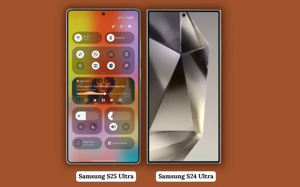 samsung galaxy s25 ultra and s24 ultra side by side comparison