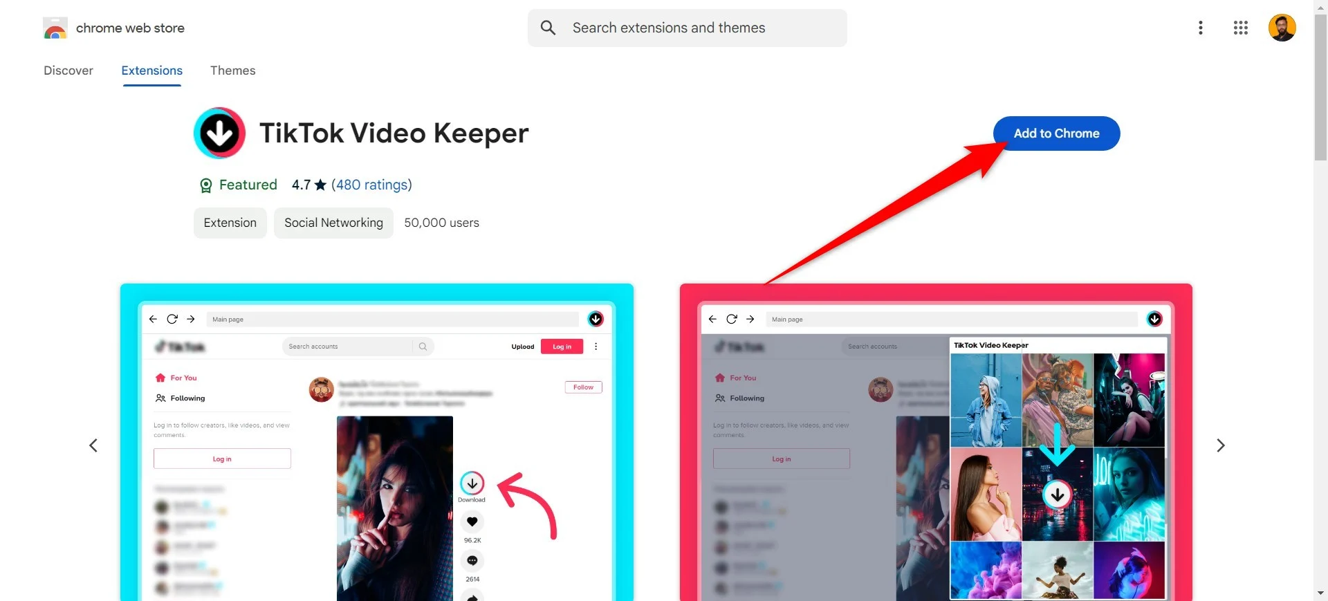 bulk download tiktok videos extension