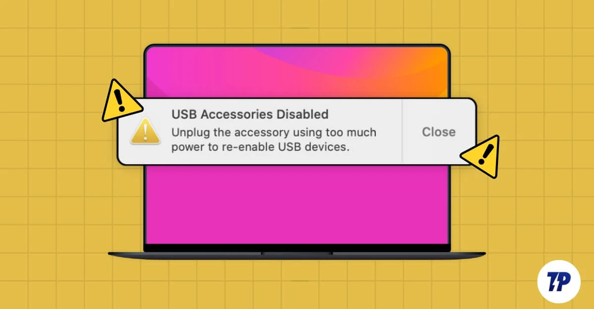 fix usb accessories disabled on your macbook