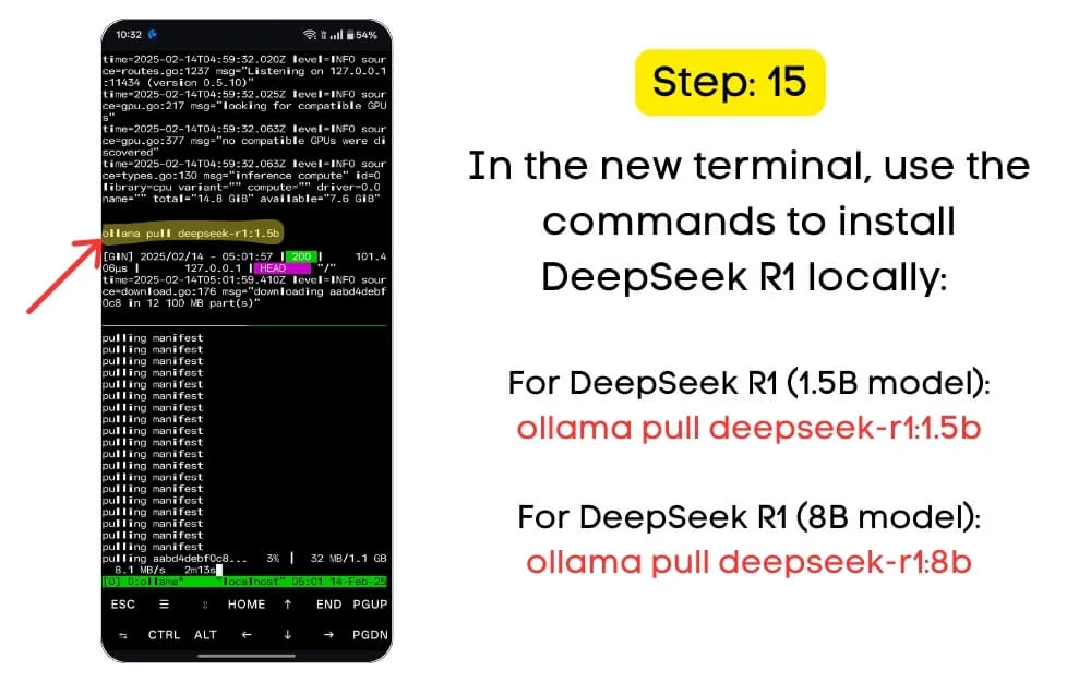 install deepseek r1 locally