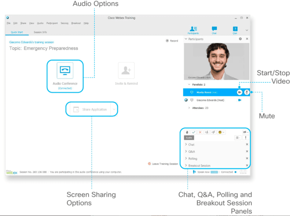 webinar pelatihan webex