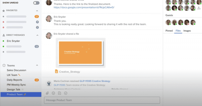 Messagerie RingCentral