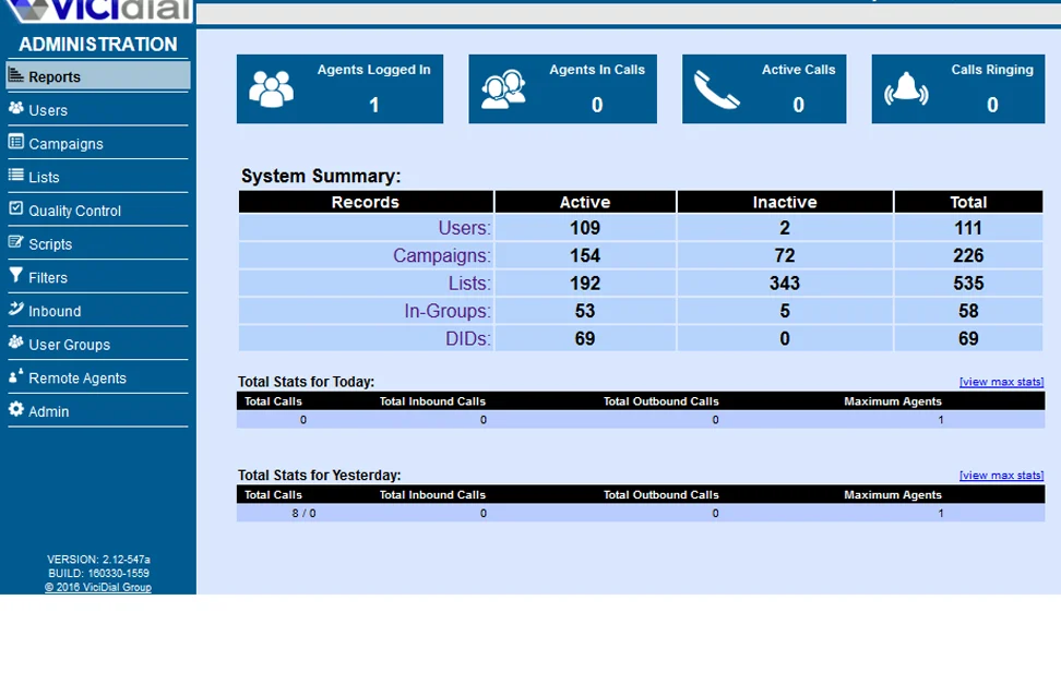 Software de Call Center VICIdial