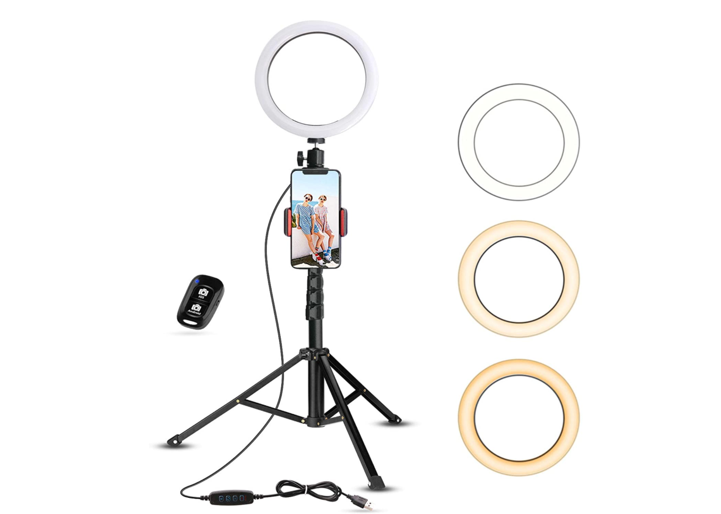 Selfie Ring Light dengan Tripod Stand