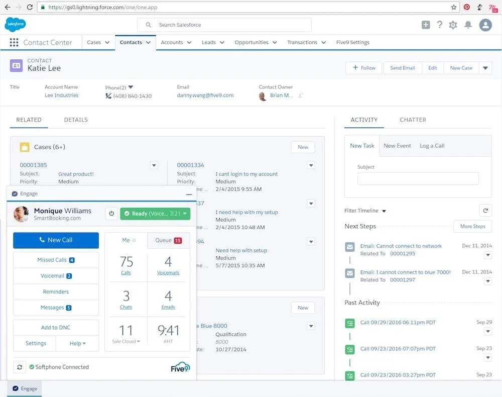 Intégration Five9 Salesforce