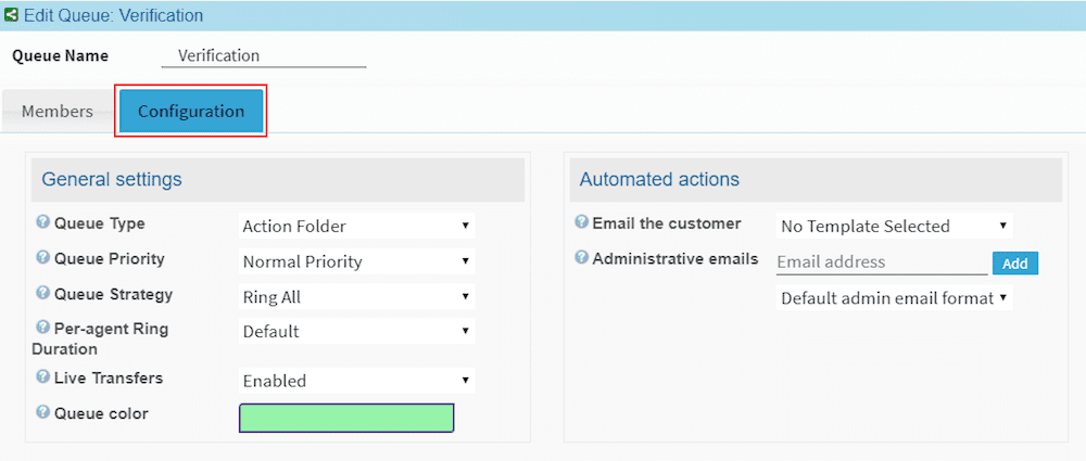 طوابير Xencall