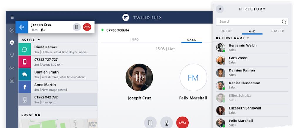 Twilio flexible