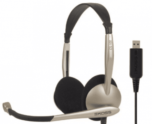 Micro-casques pour centres d'appels Koss CS100