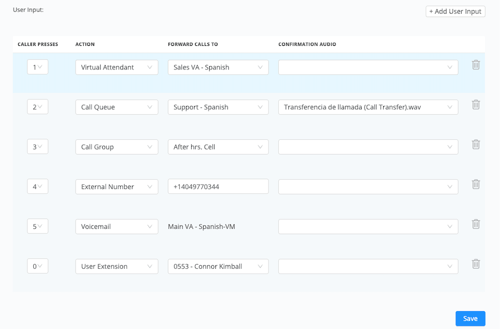 CloudTalk IVR