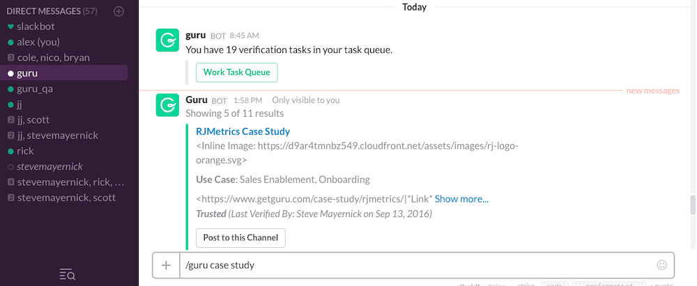 Slack 고객 전문가