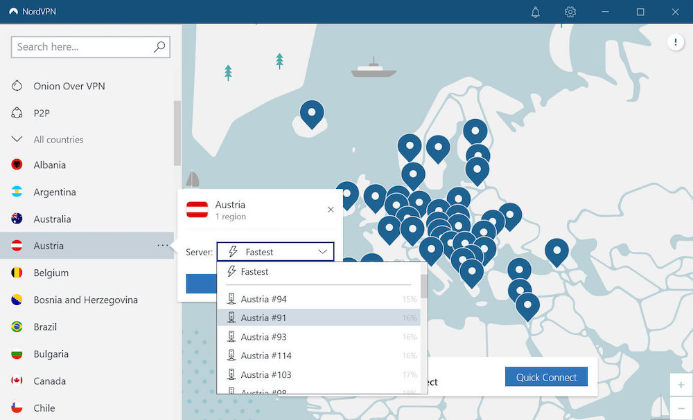 أداة NordVPN