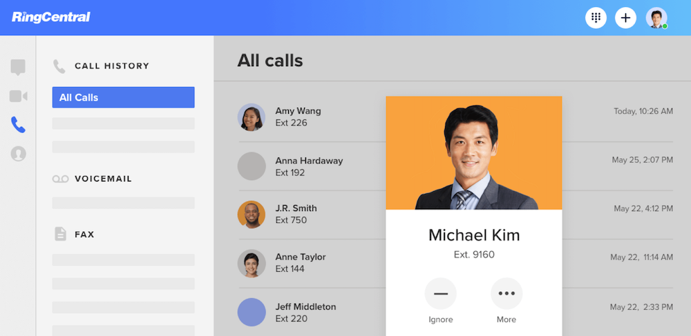 RingCentral-앱