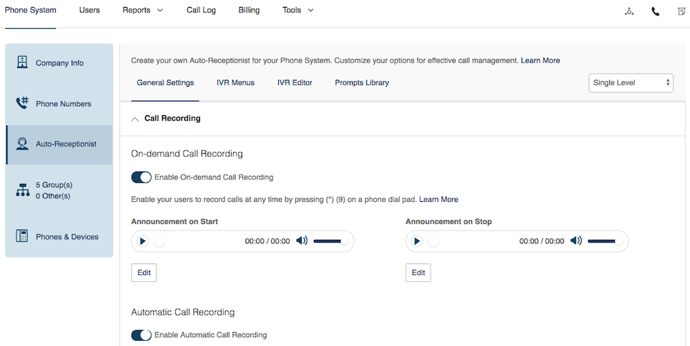 RingCentral Recording