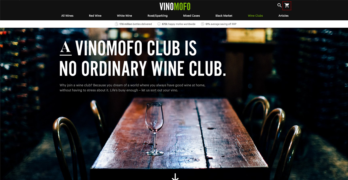 vinomofoの驚きと喜びの戦略