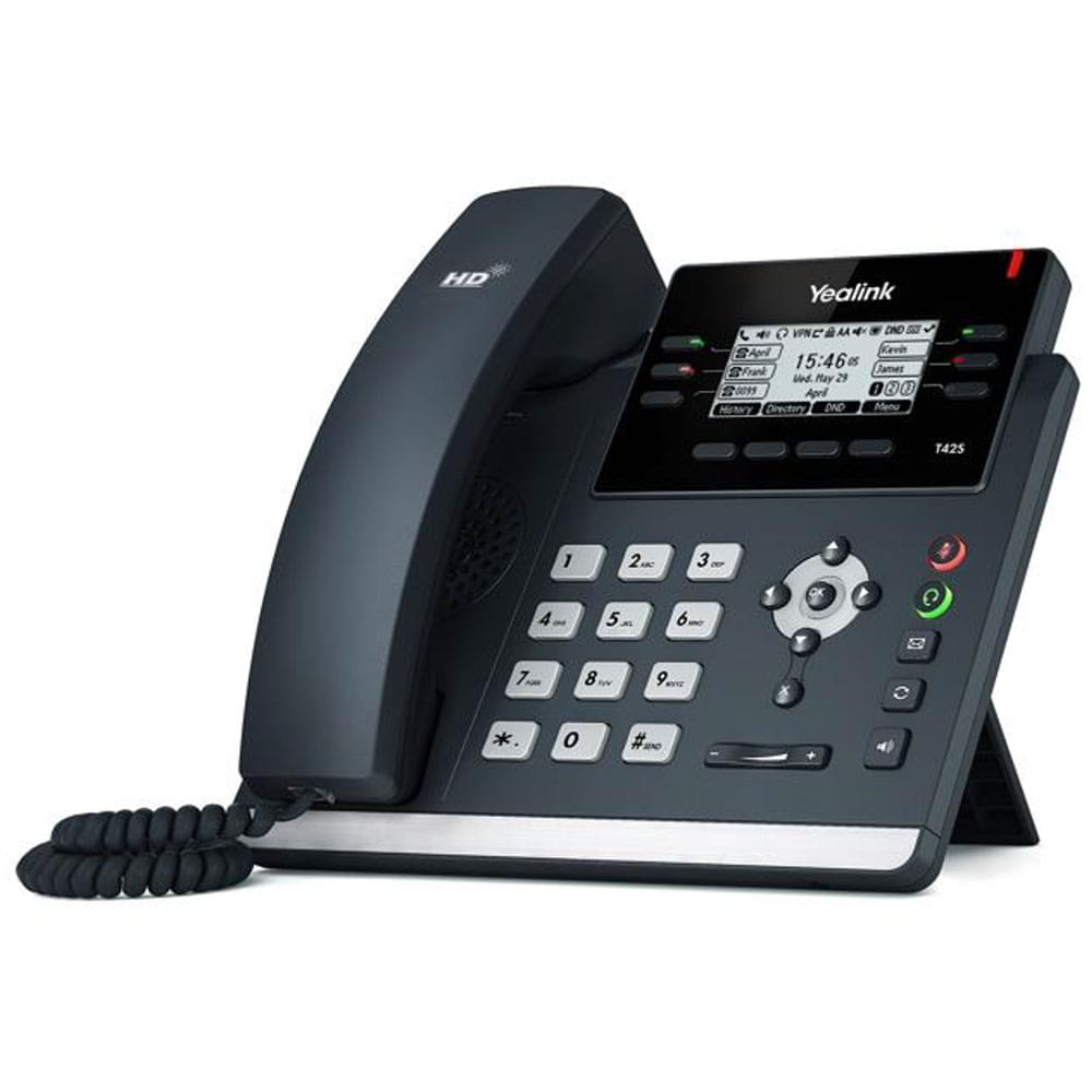 Yealink 12-liniowy telefon voip