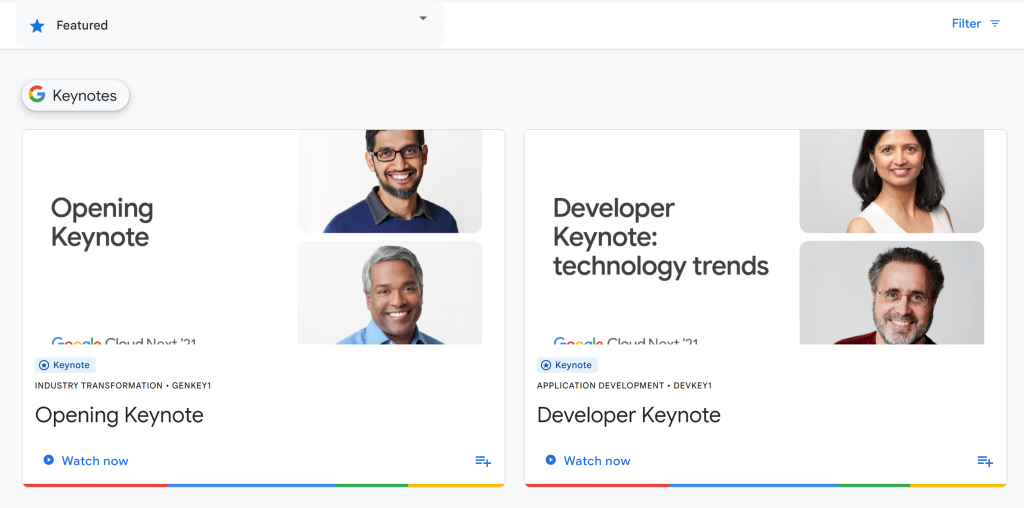 Google Cloud Next 21'