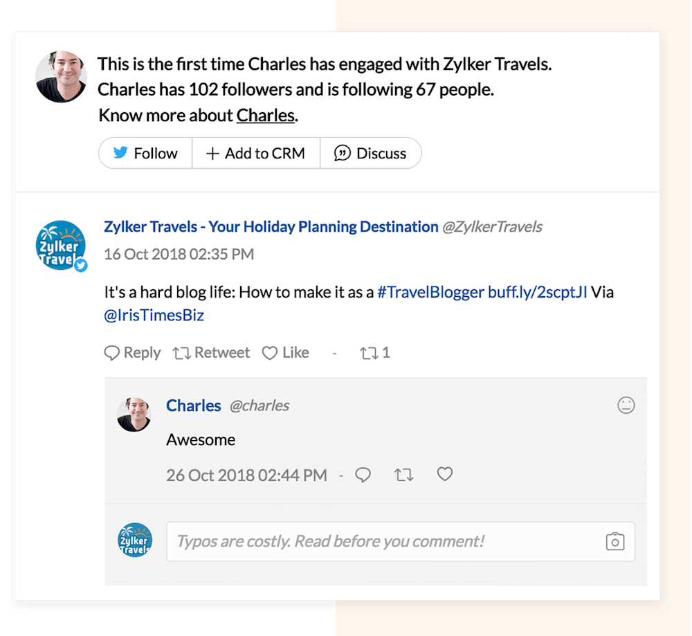 Zoho Social Livestream