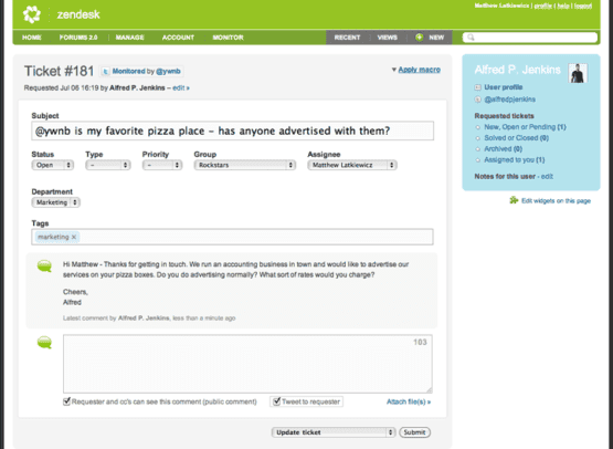 zendesk-twitter-集成