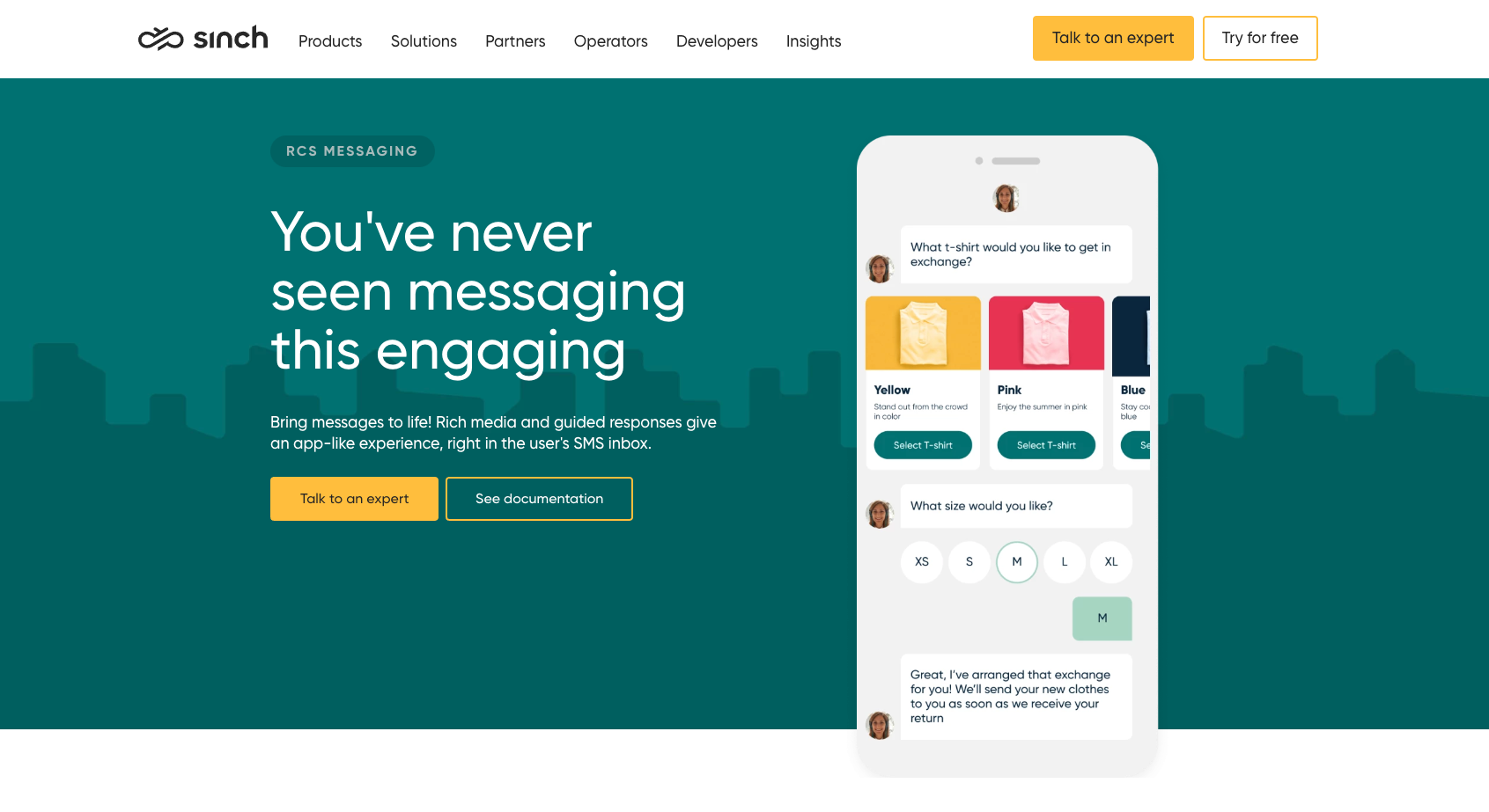 Sinch RCS-Business-Messaging