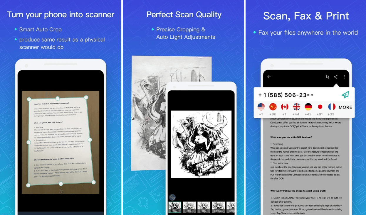 Camscanner - Aplicativo Android