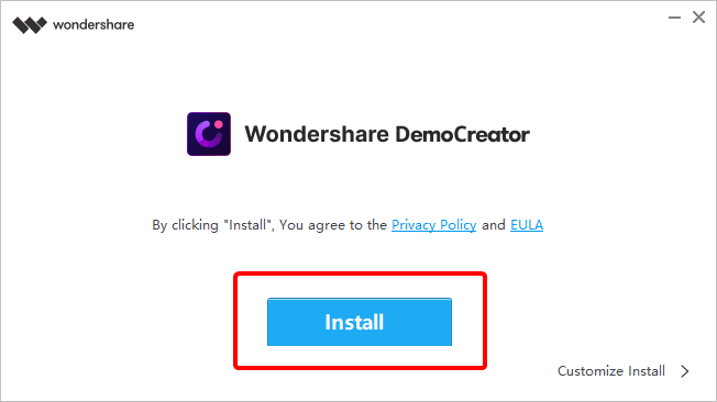 Wondershare Democreator Jetzt installieren