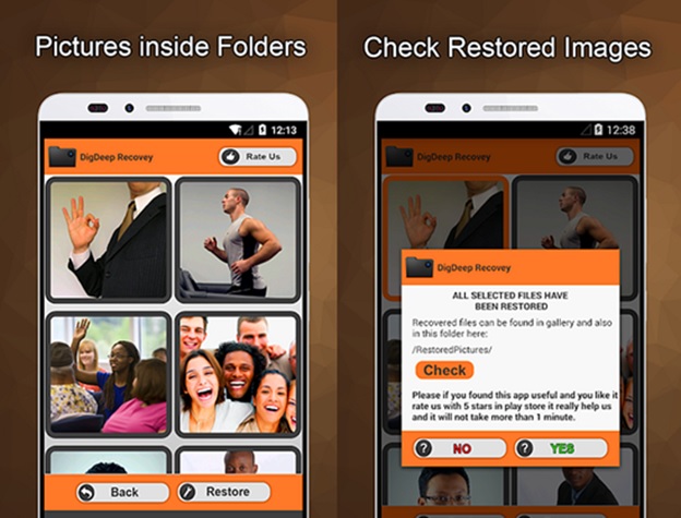dig deep image recovery_android aplicația de recuperare a fotografiilor