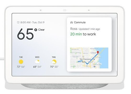 Google Nest Hub - Altavoz inteligente con pantalla táctil